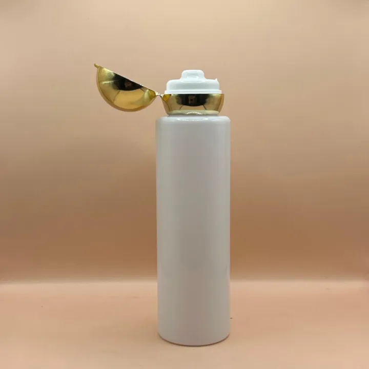 100ML PET Sleek Bottle with 24/410 Dom Flip-Top Cap for Skincare and Personal Care Packaging