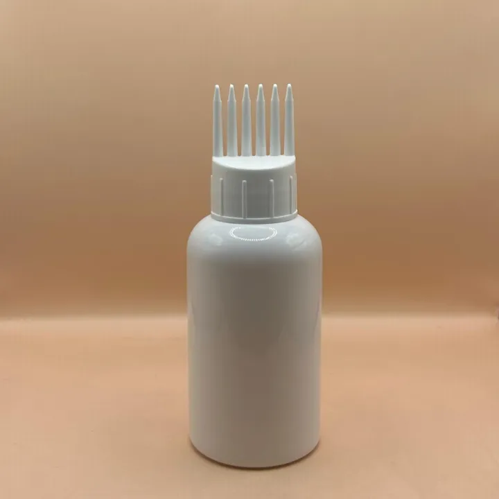 100ML PET Boston Bottle with 24/410 Comb Applicator - Ideal for Hair Care and Liquid Products