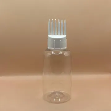 100ML PET Boston Bottle with 24/410 Comb Applicator - Ideal for Hair Care and Liquid Products