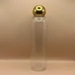 200ML PET Avon Bottle With 24/410 Dom Cap Matt Golden | Premium Cosmetic Packaging