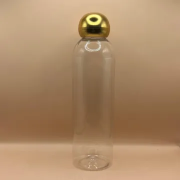 200ML PET Avon Bottle With 24/410 Dom Cap Matt Golden | Premium Cosmetic Packaging