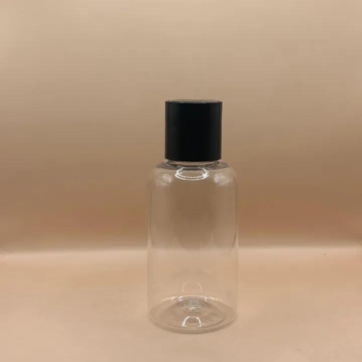 100ML PET Boston Bottle with 24/410 Disc-Top Cap | Premium Packaging for Skincare and Personal Care