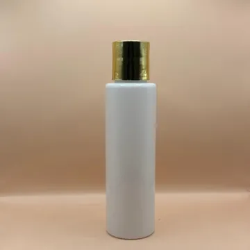 100ML PET Sleek Bottle with 24/410 Dis-Top Cap Golden Coating – Ideal for Cosmetics & Personal Care