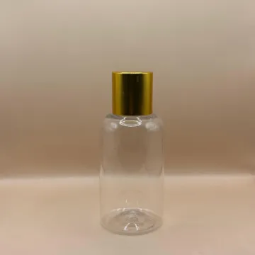 100ML PET Boston Bottle with 24/410 Screw Cap Golden | Premium Packaging