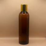 200ML PET Avon Bottle with 24/410 Screw Cap Golden | Premium Cosmetic Packaging