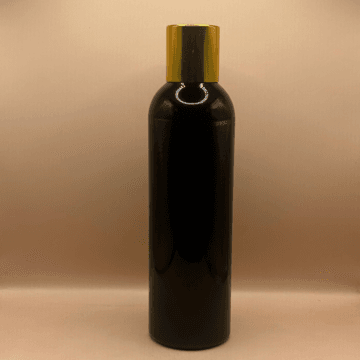 200ML PET Avon Bottle with 24/410 Screw Cap Golden | Premium Cosmetic Packaging