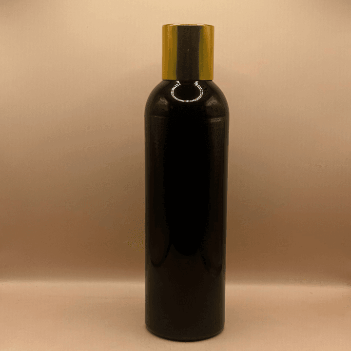 200ML PET Avon Bottle with 24/410 Screw Cap Golden | Premium Cosmetic Packaging
