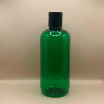 300ML PET Boston Bottle with 24/410 Disc-Top Cap | Premium Cosmetic & Personal Care Packaging