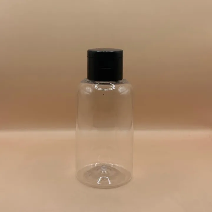 100ML PET Boston Bottle With 24/410 Flip-Top Cap – Ideal Packaging for Skincare and Personal Care Products