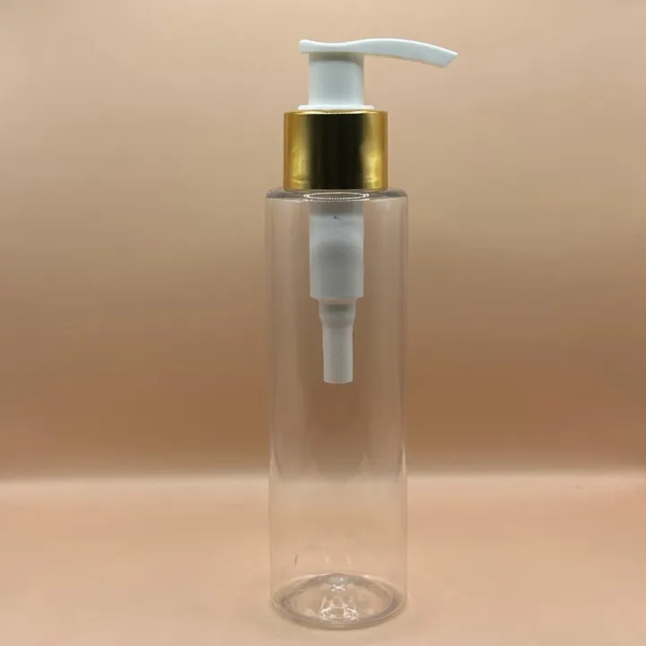 100ML PET Sleek Bottle with 24/410 L1 Dispenser Pump – Perfect for Lotion, Shampoo, and More
