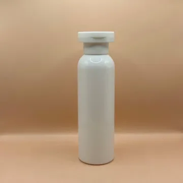 120ML PET Bottle with 24/410 Mushroom Flip-Top Cap for Skincare and Personal Care Packaging
