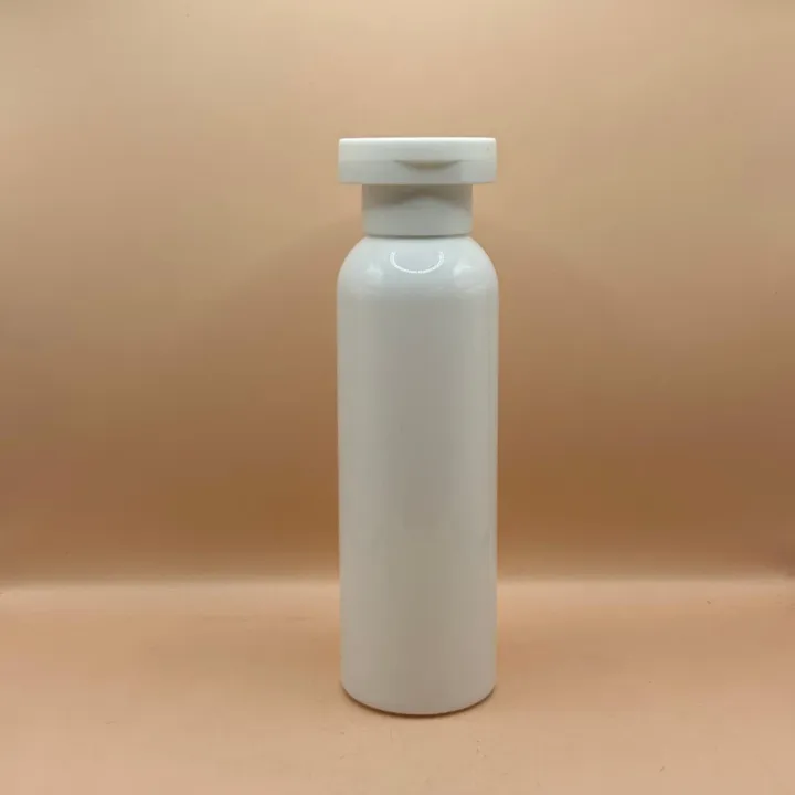 120ML PET Bottle with 24/410 Mushroom Flip-Top Cap for Skincare and Personal Care Packaging