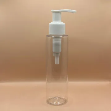 100ML PET Sleek Bottle with 24/410 L1 Dispenser Pump Ribbed | Durable Packaging for Lotions & Creams