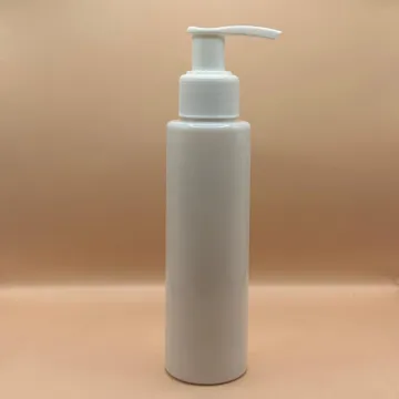 100ML PET Sleek Bottle with 24/410 L1 Dispenser Pump Ribbed | Durable Packaging for Lotions & Creams