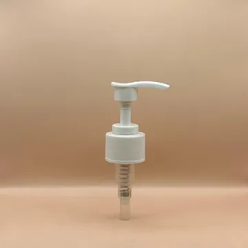 24/410 L1 Screw Dispenser Pump White Ribbed | Premium Lotion & Liquid Pump