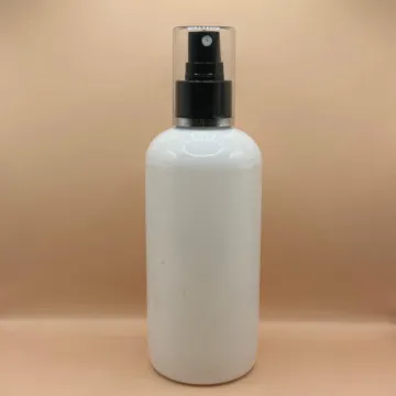 300ML PET Boston Bottle With 24/410 AS Mist Pump With Silver Lining Overcap – Premium Packaging Solution