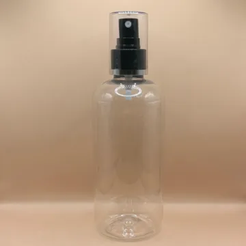 300ML PET Boston Bottle With 24/410 AS Mist Pump With Silver Lining Overcap – Premium Packaging Solution