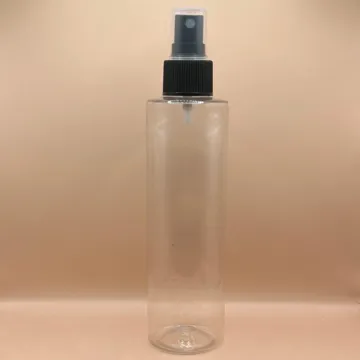 200ML PET Sleek Bottle With 24/410 Mist Pump Ribbed | Premium Mist Sprayer Bottle