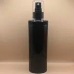 250ML PET IMP Bottle Oval with 24/410 AS Mist Pump & Silver Lining Over Cap | Premium Spray Bottle