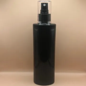 250ML PET IMP Bottle Oval with 24/410 AS Mist Pump & Silver Lining Over Cap | Premium Spray Bottle