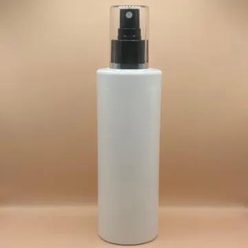 250ML PET IMP Bottle Oval with 24/410 AS Mist Pump & Silver Lining Over Cap | Premium Spray Bottle