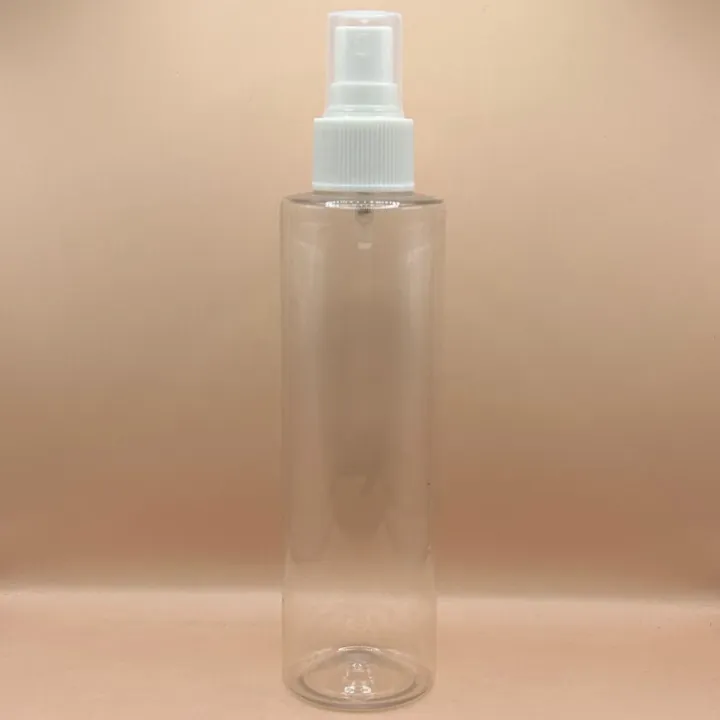 200ML PET Sleek Bottle With 24/410 Mist Pump Ribbed | Premium Mist Sprayer Bottle