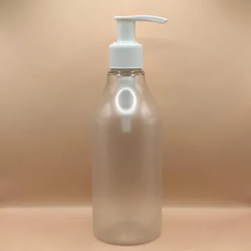 300ML PET Nutri Bottle 24/410 L1 Dispenser Pump Ribbed | Shampoo Body Wash Lotion Bottle