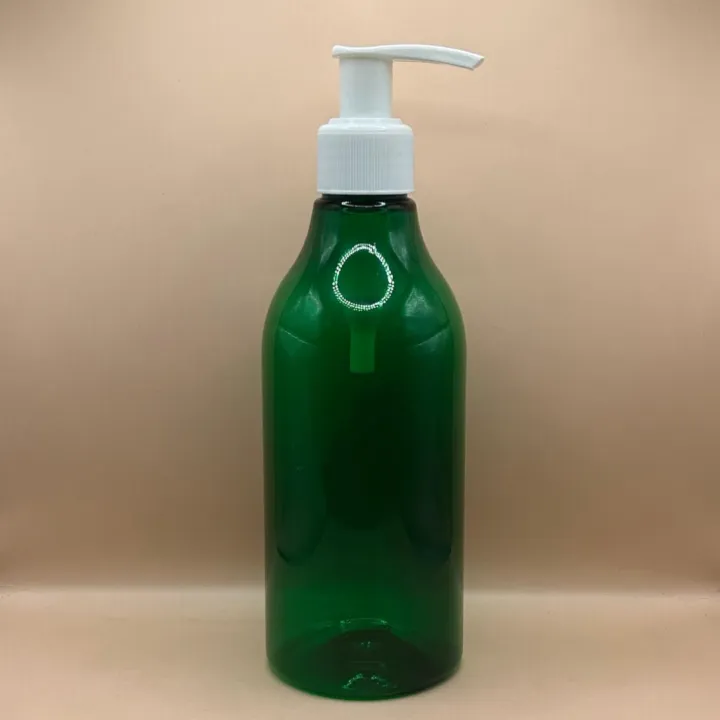 300ML PET Nutri Bottle 24/410 L1 Dispenser Pump Ribbed | Shampoo Body Wash Lotion Bottle