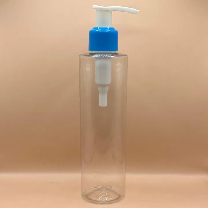 200ML PET Sleek Bottle With 24/410 L1 Dispenser Pump | Skincare, Haircare & Cosmetic Packaging