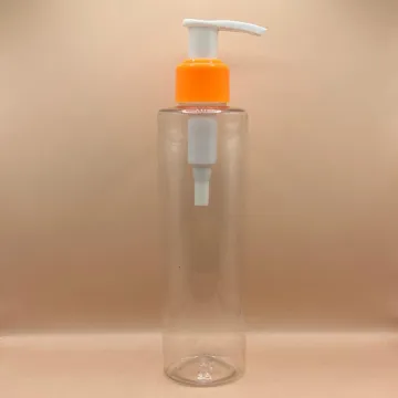 200ML PET Sleek Bottle With 24/410 L1 Dispenser Pump | Skincare, Haircare & Cosmetic Packaging