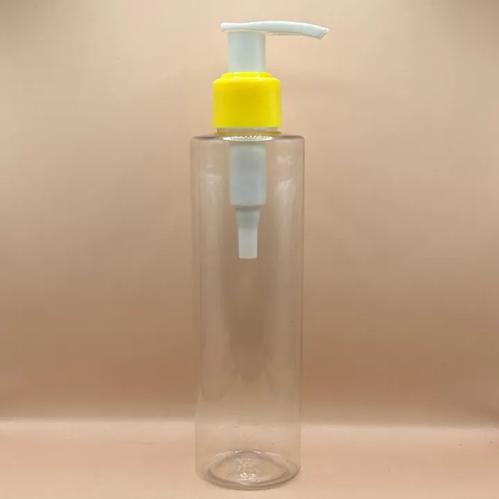 200ML PET Sleek Bottle With 24/410 L1 Dispenser Pump | Skincare, Haircare & Cosmetic Packaging