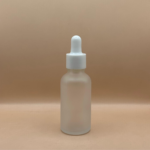 30ML Round Glass Bottle Frosted With 18MM Dropper | Premium Serum Essential Oil Bottle