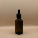 30ML Round Glass Bottle Amber with 18MM Dropper | Essential Oils Serum Tincture Bottle