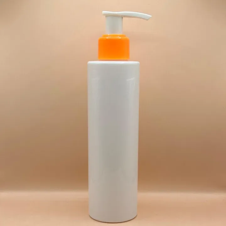 200ML PET Sleek Bottle With 24/410 L1 Dispenser Pump | Skincare, Haircare & Cosmetic Packaging