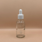 30ML Round Glass Bottle Clear With18MM Dropper | Essential Oil Serum Skincare Bottle