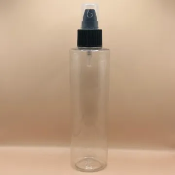 200ML PET Sleek Bottle With 24/410 SPLPAP Pump Ribbed | Premium Skincare & Personal Care Packaging