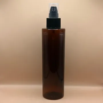 200ML PET Sleek Bottle With 24/410 SPLPAP Pump Ribbed | Premium Skincare & Personal Care Packaging