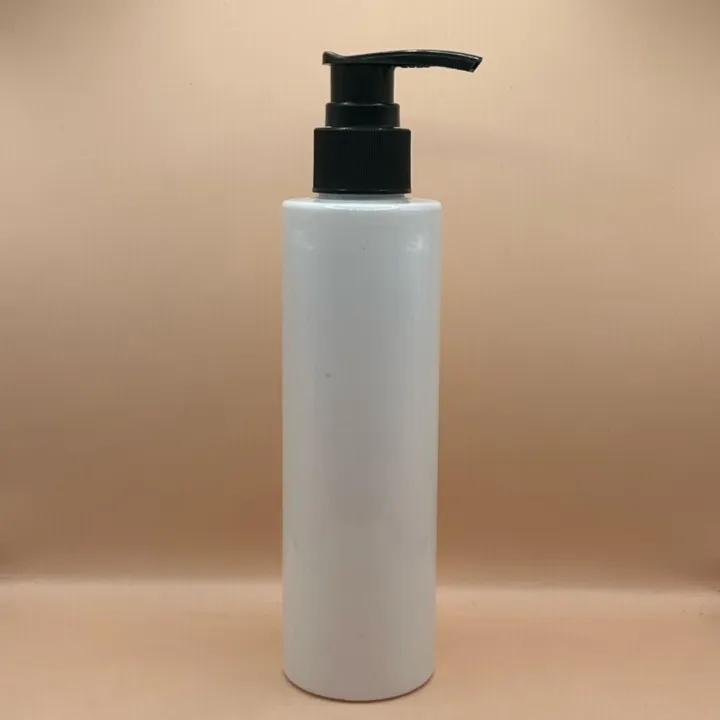 200ML PET Sleek Bottle 24/410 L1 Screw Dispenser Pump | Shampoo Body Wash Lotion Bottle