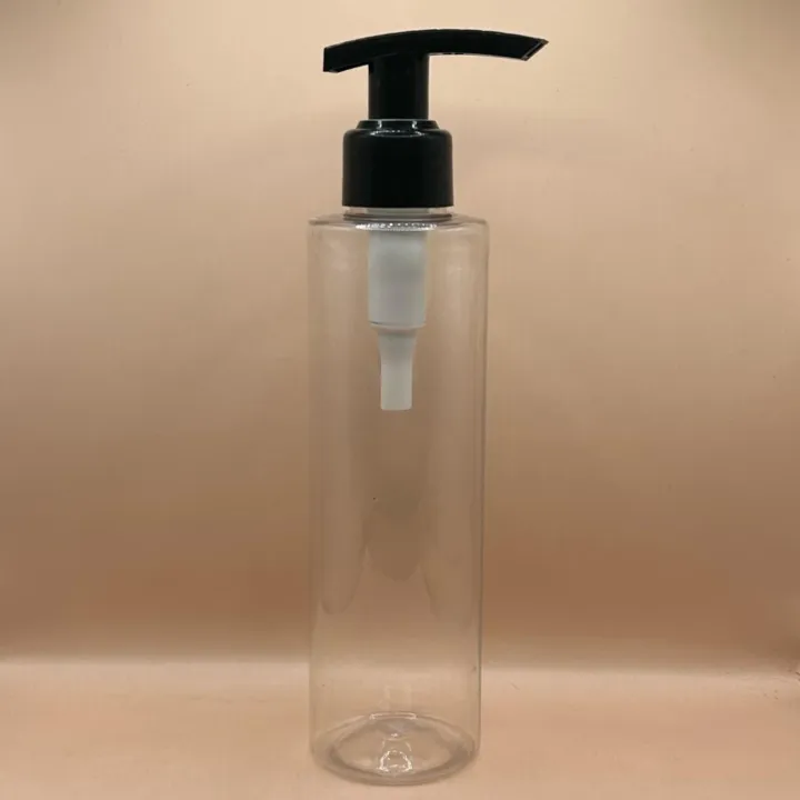 200ML PET Sleek Bottle 24/410 L3 Dispenser Pump | Shampoo Body Wash Lotion Bottle