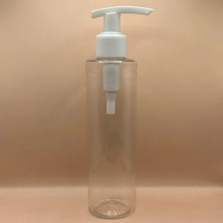 200ML PET Sleek Bottle 24/410 L3 Dispenser Pump | Shampoo Body Wash Lotion Bottle