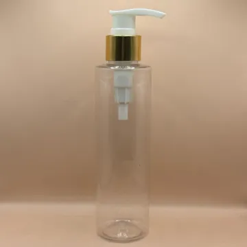 200ML PET Sleek Bottle 24/410 L1 Screw Dispenser Pump | Shampoo Body Wash Lotion Bottle