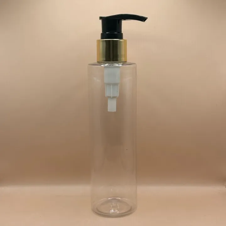 200ML PET Sleek Bottle 24/410 L1 Screw Dispenser Pump | Shampoo Body Wash Lotion Bottle