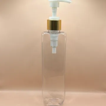 200ML PET Merc Bottle 24/410 L1 Screw Dispenser Pump | Shampoo Body Wash Lotion Bottle