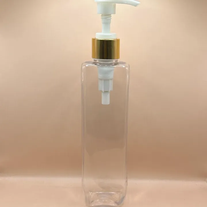 200ML PET Merc Bottle 24/410 L1 Screw Dispenser Pump | Shampoo Body Wash Lotion Bottle