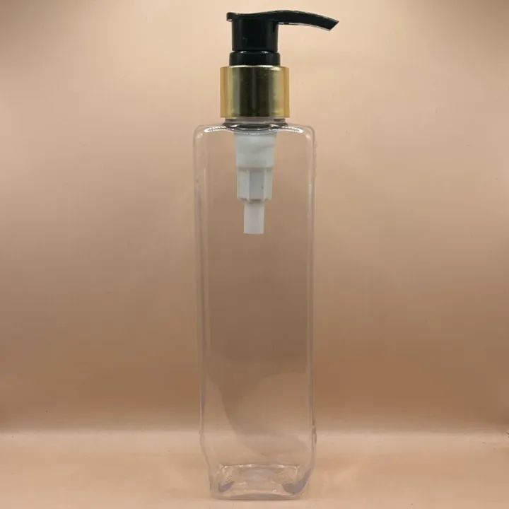 200ML PET Merc Bottle 24/410 L1 Screw Dispenser Pump | Shampoo Body Wash Lotion Bottle