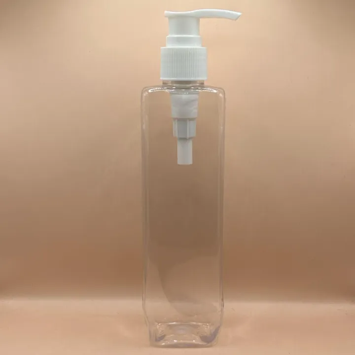 200ML PET Merc Bottle 24/410 L1 Screw Dispenser Pump | Shampoo Body Wash Lotion Bottle
