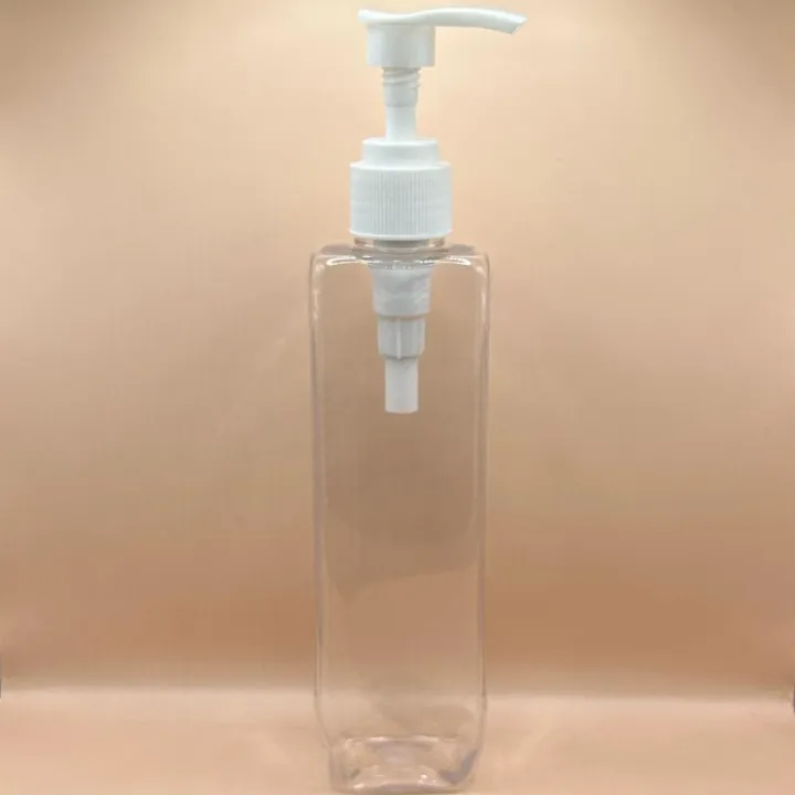 200ML PET Merc Bottle 24/410 L1 Screw Dispenser Pump | Shampoo Body Wash Lotion Bottle