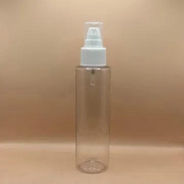 100ML PET Sleek Bottle With 24/410 SPLPAP Pump Ribbed | Skincare & Personal Care Packaging