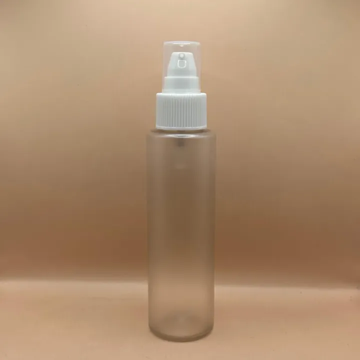 100ML PET Sleek Bottle With 24/410 SPLPAP Pump Ribbed | Skincare & Personal Care Packaging