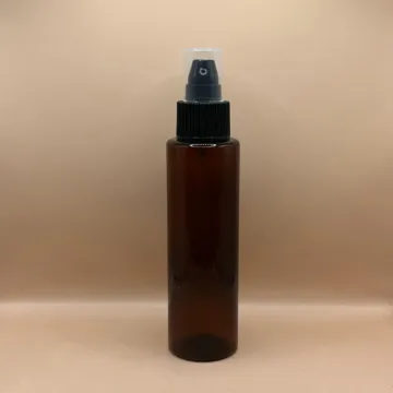 100ML PET Sleek Bottle With 24/410 SPLPAP Pump Ribbed | Skincare & Personal Care Packaging